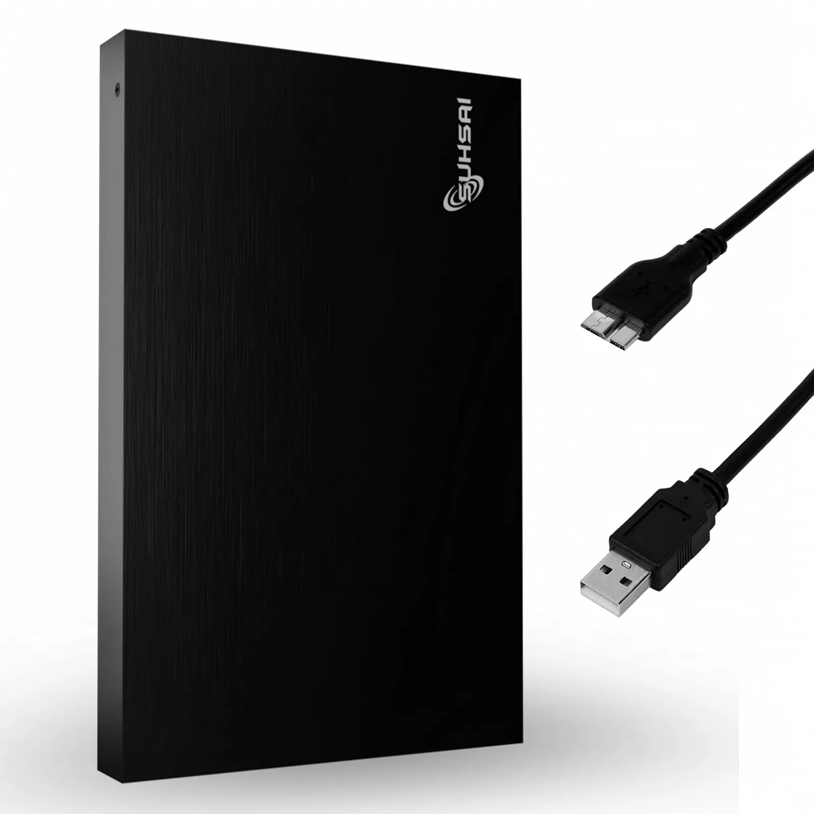 Зовнішній жорсткий диск SUHSAI 1TB 2.5 дюйма USB 3.0 Black, фото №1 Зовнішній жорсткий диск SUHSAI 1TB 2.5 дюйма USB 3.0 Black, фото №1