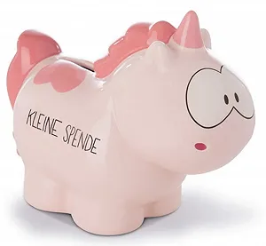 Копилка Nici Unicorn Merry Heart Розовая 7,5 x 12 x 16,5 см - Фото 1