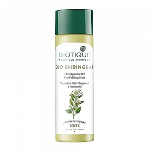Олія Biotique Терапевтична Bhringraj Fresh Growth для тонкого та рідкого волосся - Фото 1