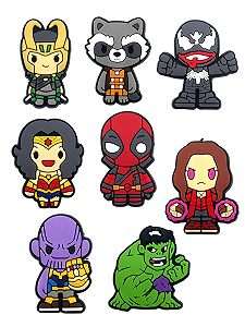 Джибитсы Марвел Marvel 8 шт аксессуары Крокс украшение - Фото 1