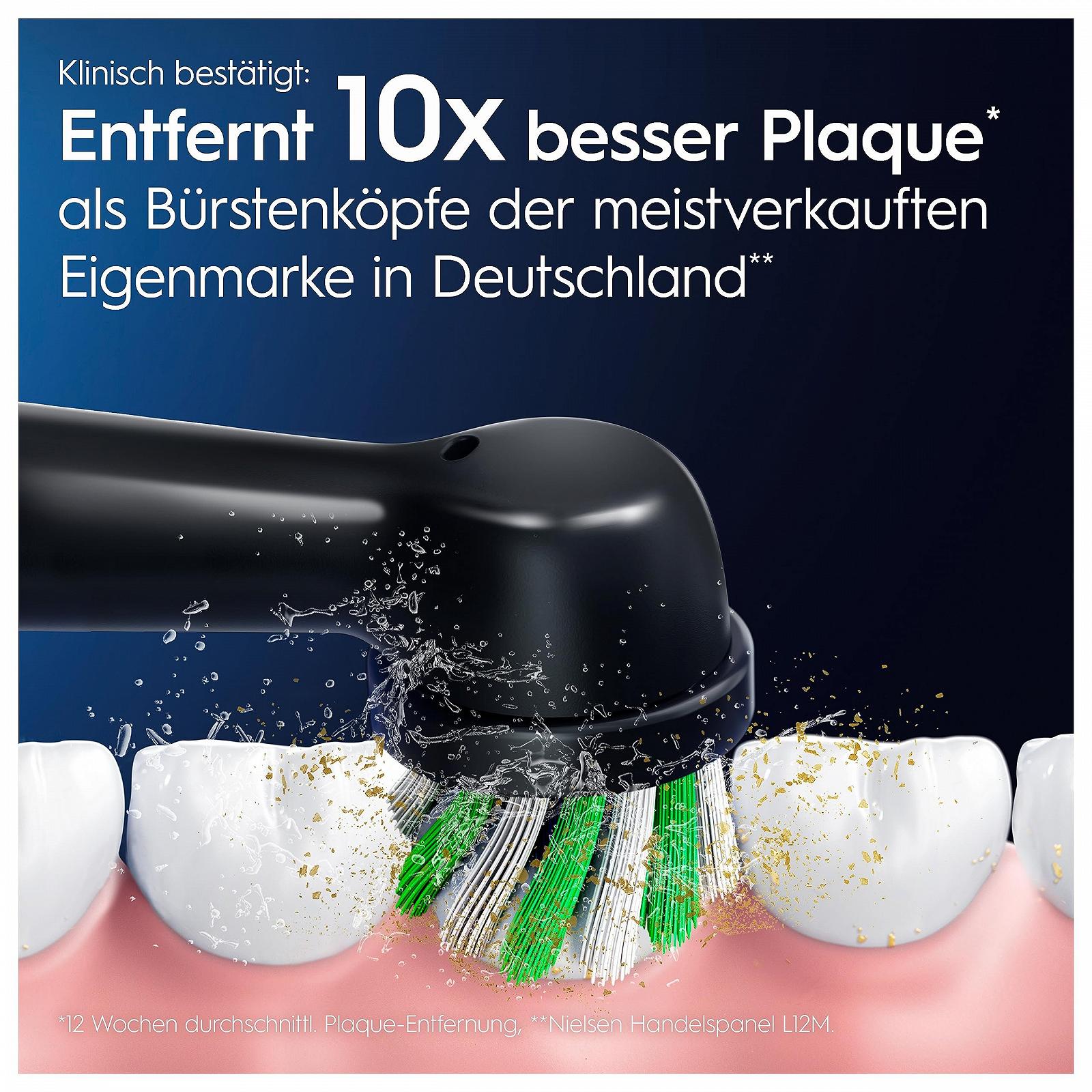 Зубная щетка электрическая Oral-B Genius X и Сменные насадки Pro CrossAction для электрической зубной щетки, 6 шт, фото №7