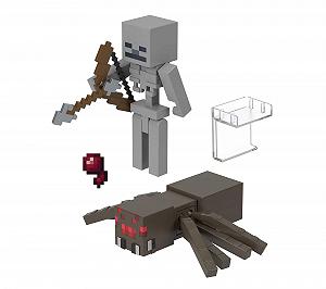 Фигурка Mattel Minecraft HLB29, 8 см, набор из 2 фигурок и 2 аксессуаров, коллекционная фигурка - Фото 1