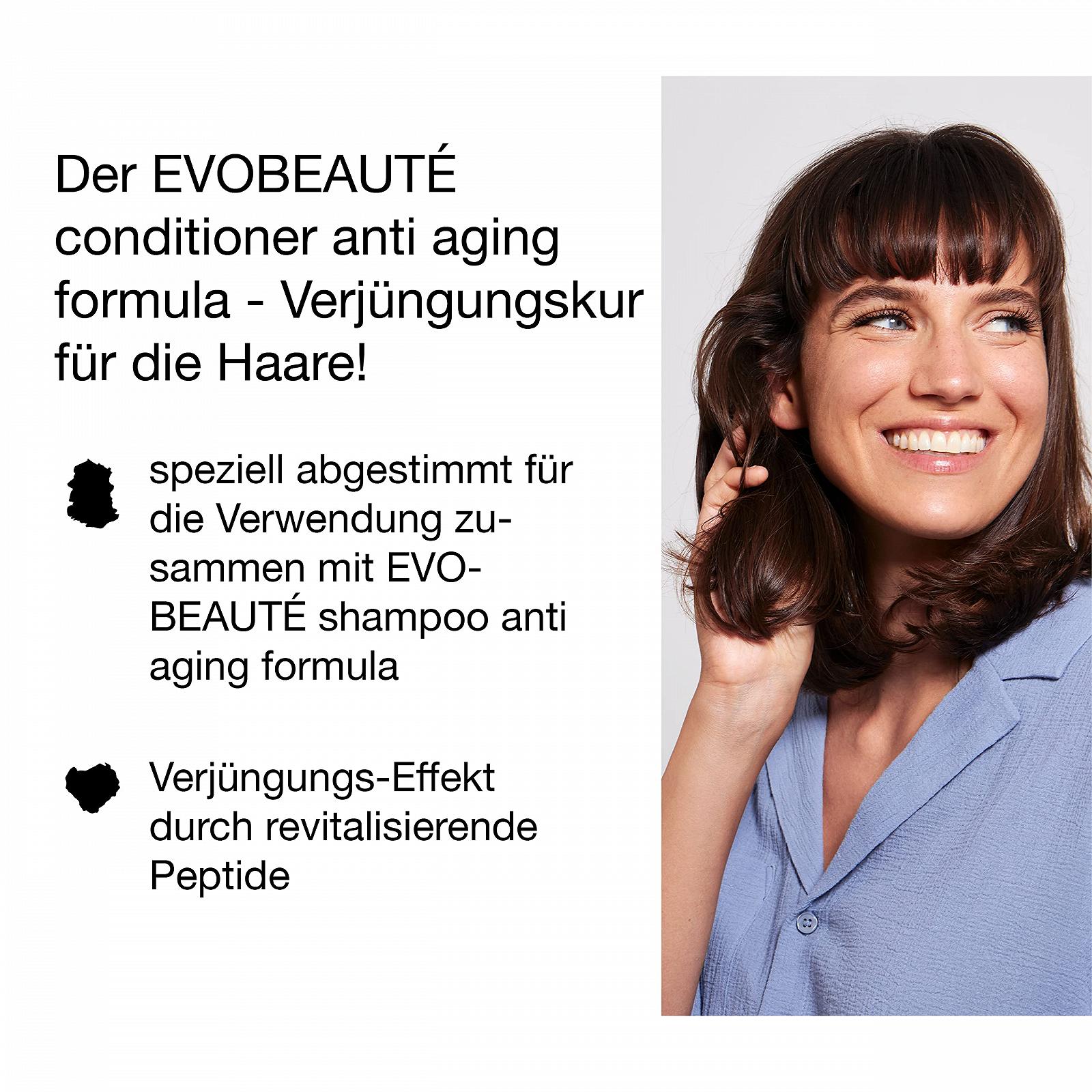 Кондиціонер EVOBEAUTÉ Anti Ageing Formula 150 мл, фото №3 Кондиціонер EVOBEAUTÉ Anti Ageing Formula 150 мл, фото №3