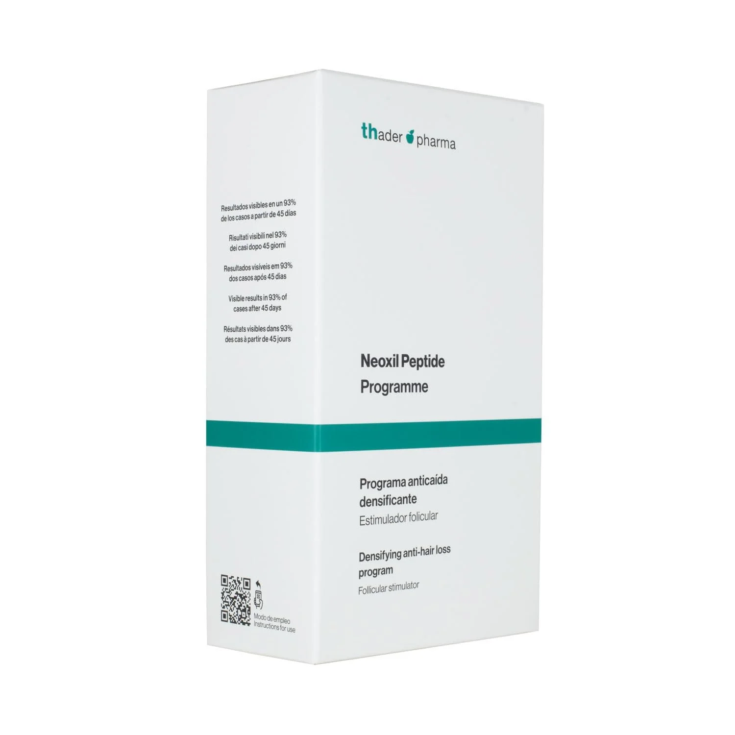 Набір проти випадіння волосся Thader Pharma з мультипептидами: Концентрат 50 мл + Шампунь Neoxil Peptide 300 мл, фото №1