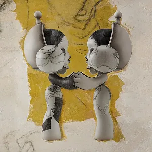 Фігурка колекційна POP MART Mega Skull Panda 400% Egon Schiele synthetic.ua - Фото 1