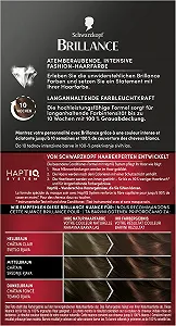 Крем-фарба для інтенсивного фарбування волосся Brillance 869 Каштановий Коричневий (2 x 170 мл) synthetic.ua - Фото 1