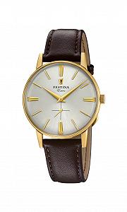 Часы Festina Мужские Аналоговые Кварцевые С Кожаным Ремешком - Фото 1