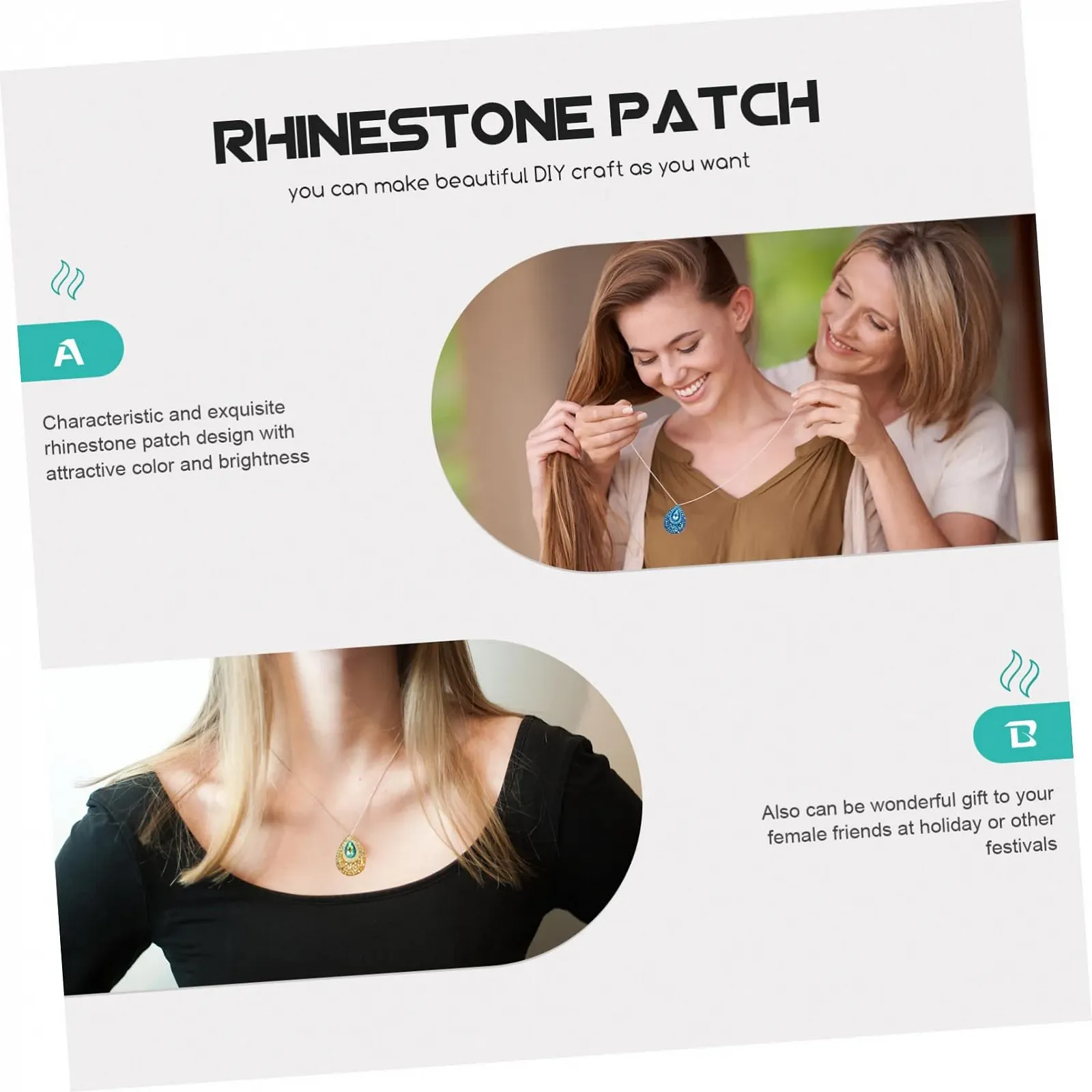 Стрази COHEALI Краплеподібної форми 300 шт., фото №5