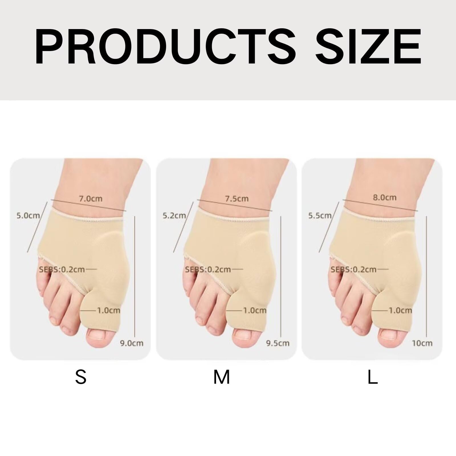 Корректор большого пальца стопы Runrayay 2 шт с шиной и подкладкой, фото №3 Корректор большого пальца стопы Runrayay 2 шт с шиной и подкладкой, фото №3