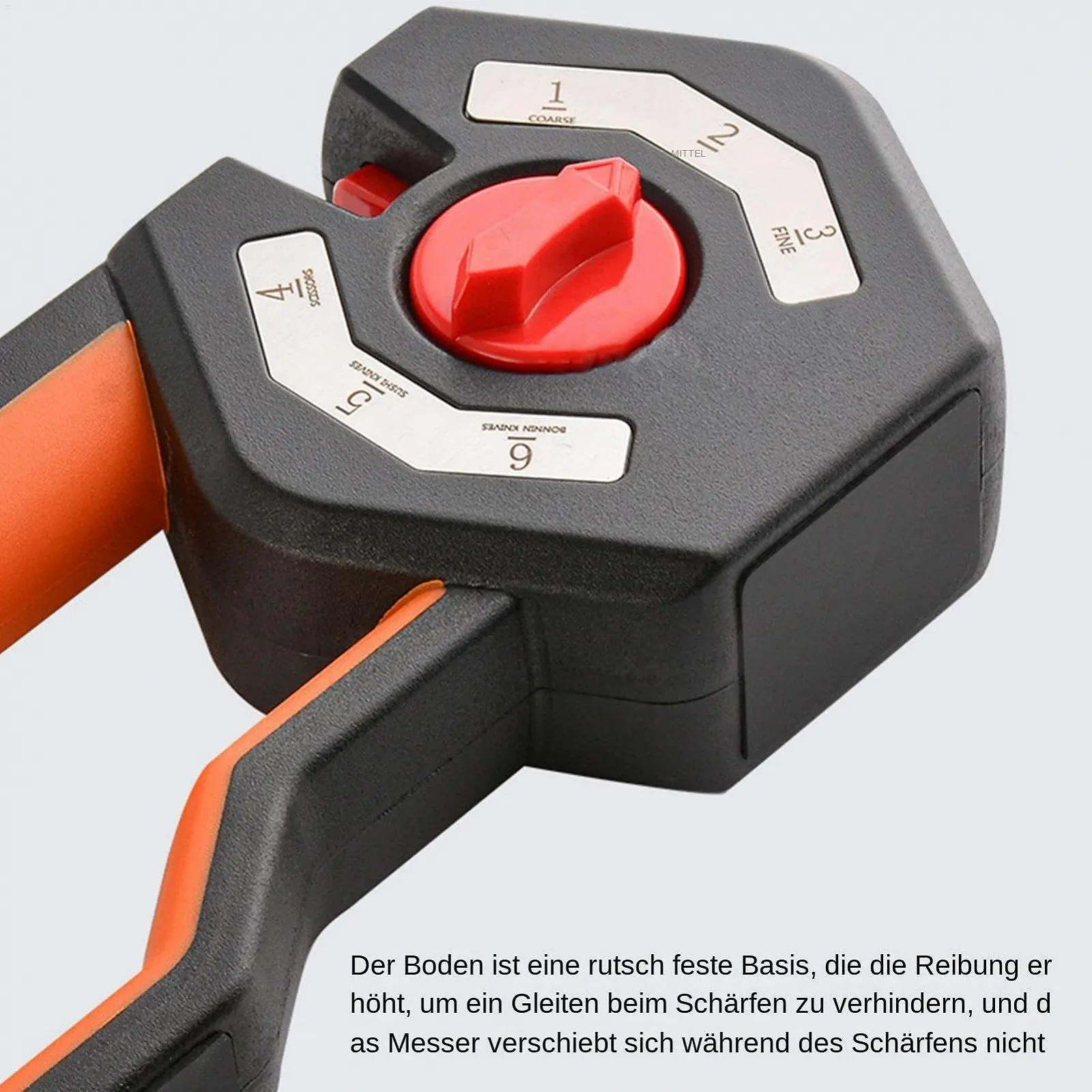 Точилка для ножей 6-ступенчатая, профессиональная, 21 x 8.5 x 4.5 см, фото №6