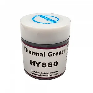 Паста термопровідна HY-880 15g банка Grey 5,15W / m-K <0.004  C-in² W 30 340 Блистер Q50 - Фото 1