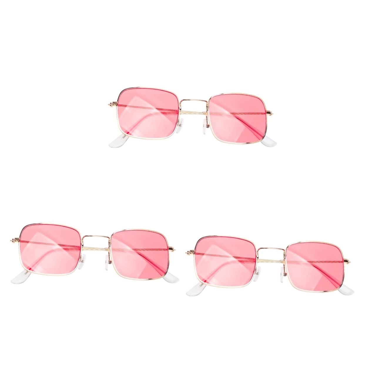 Сонцезахисні окуляри Квадратні Ретро PACKOVE Червона оправа, фото №1