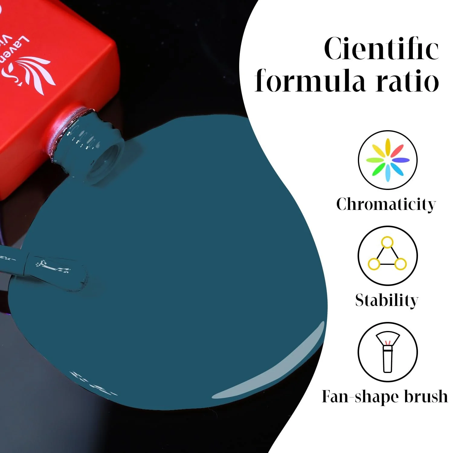 Гель-лак Lavender Violets 15 мл Cowboy A0467 Фіолетовий, фото №5