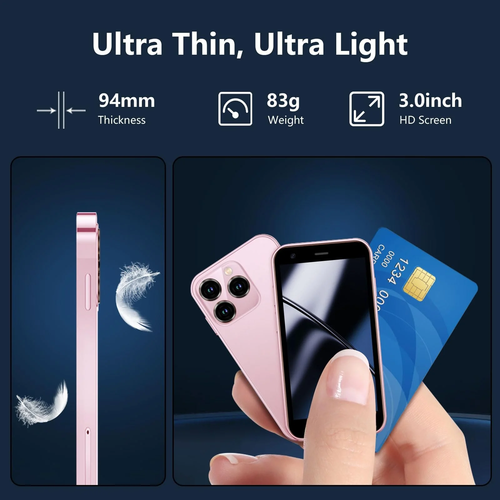Смартфон BLKE Mini 4G 3/32 GB Pink, фото №3 Смартфон BLKE Mini 4G 3/32 GB Pink, фото №3