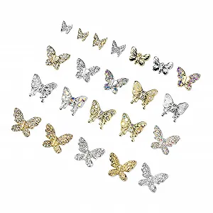 Подвески для ногтей Healeved Бабочки 22 шт. - Фото 1