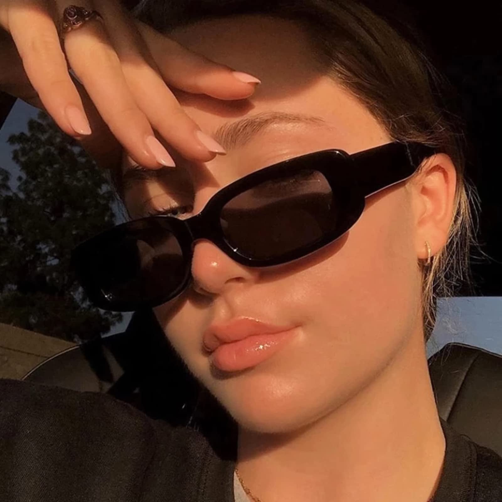 Солнцезащитные Очки Прямоугольные Ретро Zimoer, 8 шт, фото №7