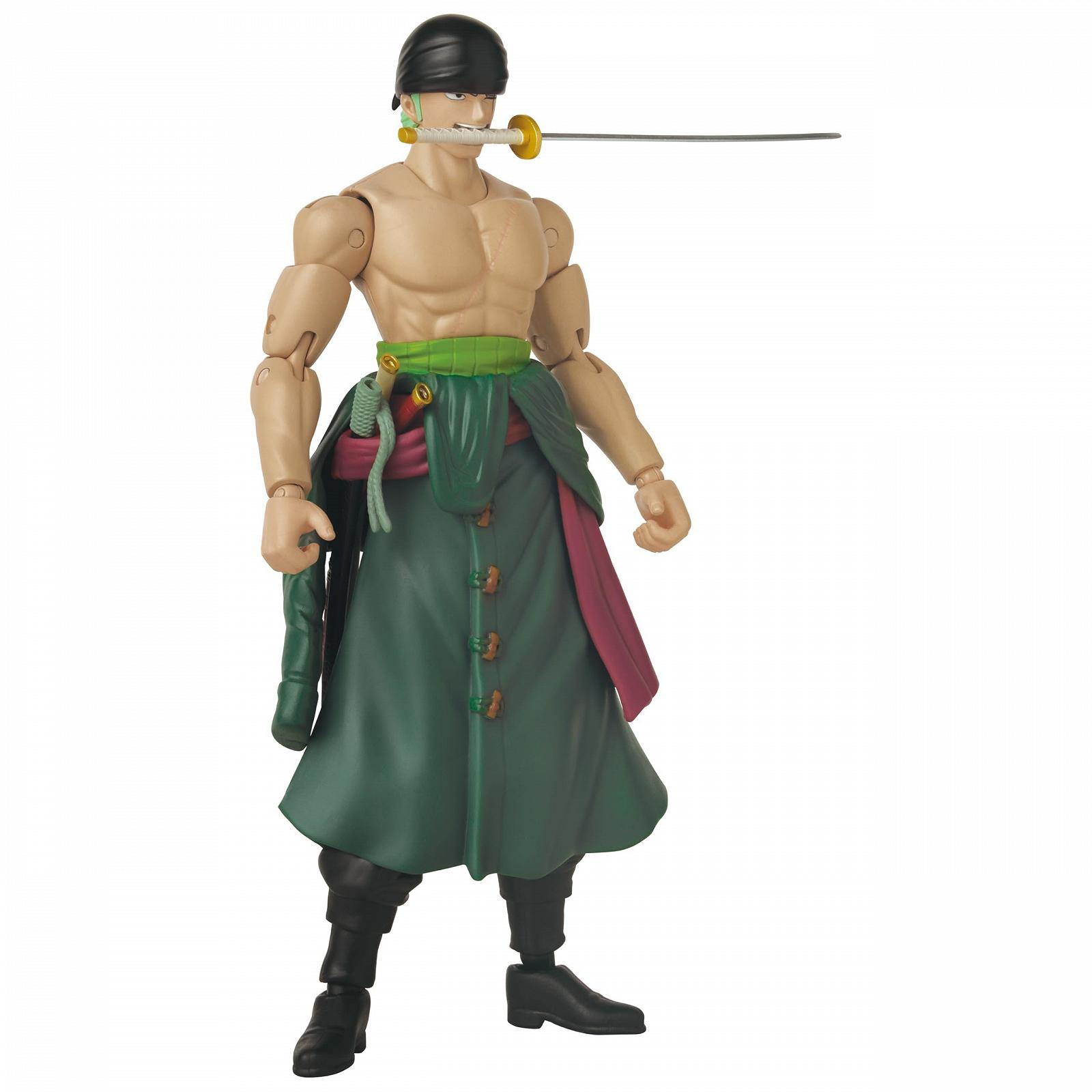 Фігурка Bandai Anime Heroes One Piece Lorenor Zorro Three Sword Style 17 cm, фото №2