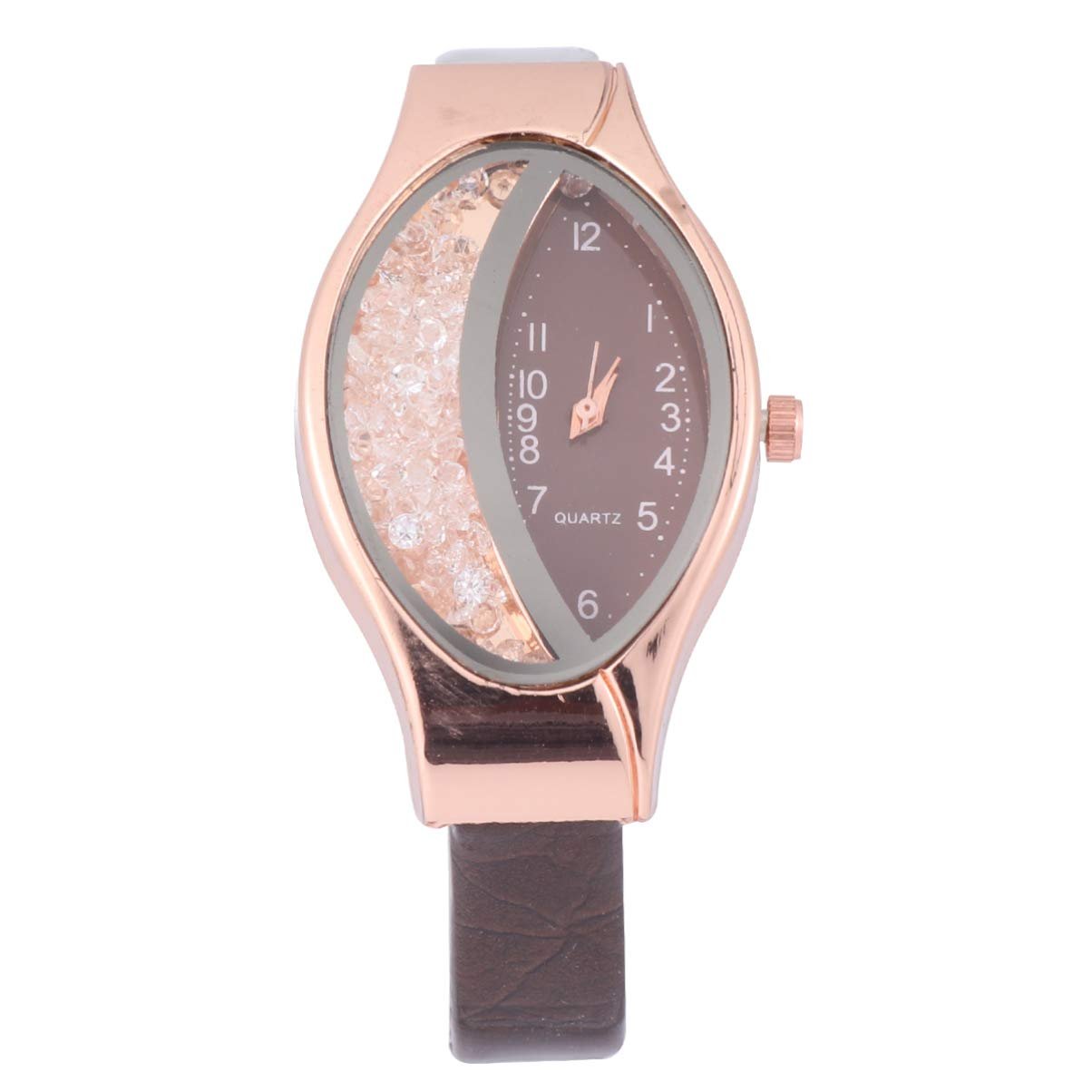 Кварцевые часы LIFKOME Женские Коричневый, коричневый, Ремешок, фото №3 Кварцевые часы LIFKOME Женские Коричневый, коричневый, Ремешок, фото №3