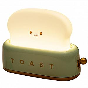 Лампа Gadpiparty Toaster Licht Nachtlicht Шрайбтішкіндерлампе LED Nachtlicht Ночную люстрю Лютиум-батарея - Фото 1