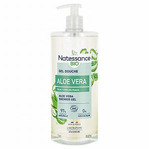 Гель для душу Natessance Invigorating Aloe Vera Organic 1 л - Фото 1