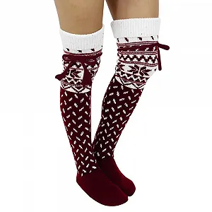 Термошкарпетки Жіночі/Чоловічі Різдвяні Високі Розмір 35-38 - Фото 1