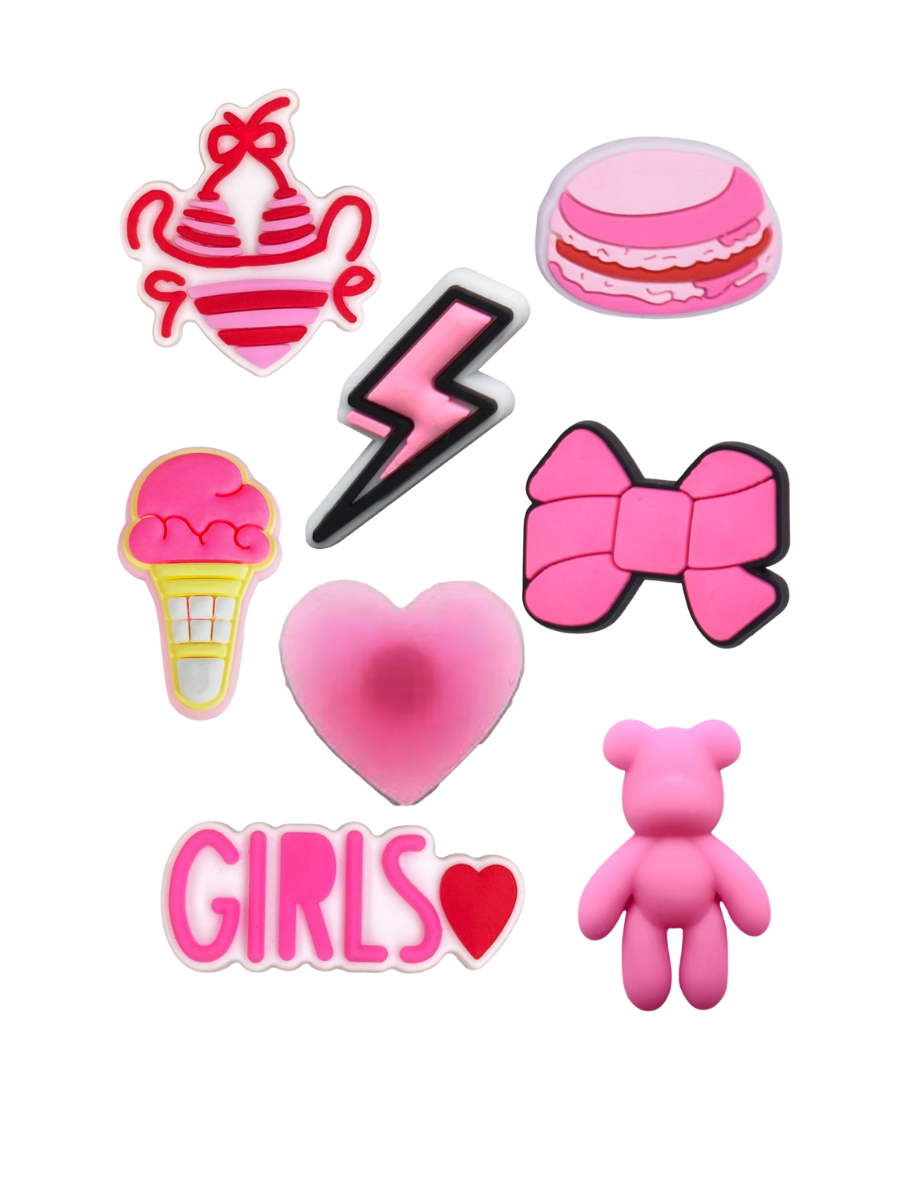 Джибитси 8 шт, аксессуары для крокс, фото №1 Джибитси 8 шт, аксессуары для крокс, фото №1