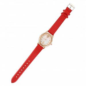 Часы Кварцевые LIFKOME Женские Деловые Красный Ремешок: Кожа - Фото 1