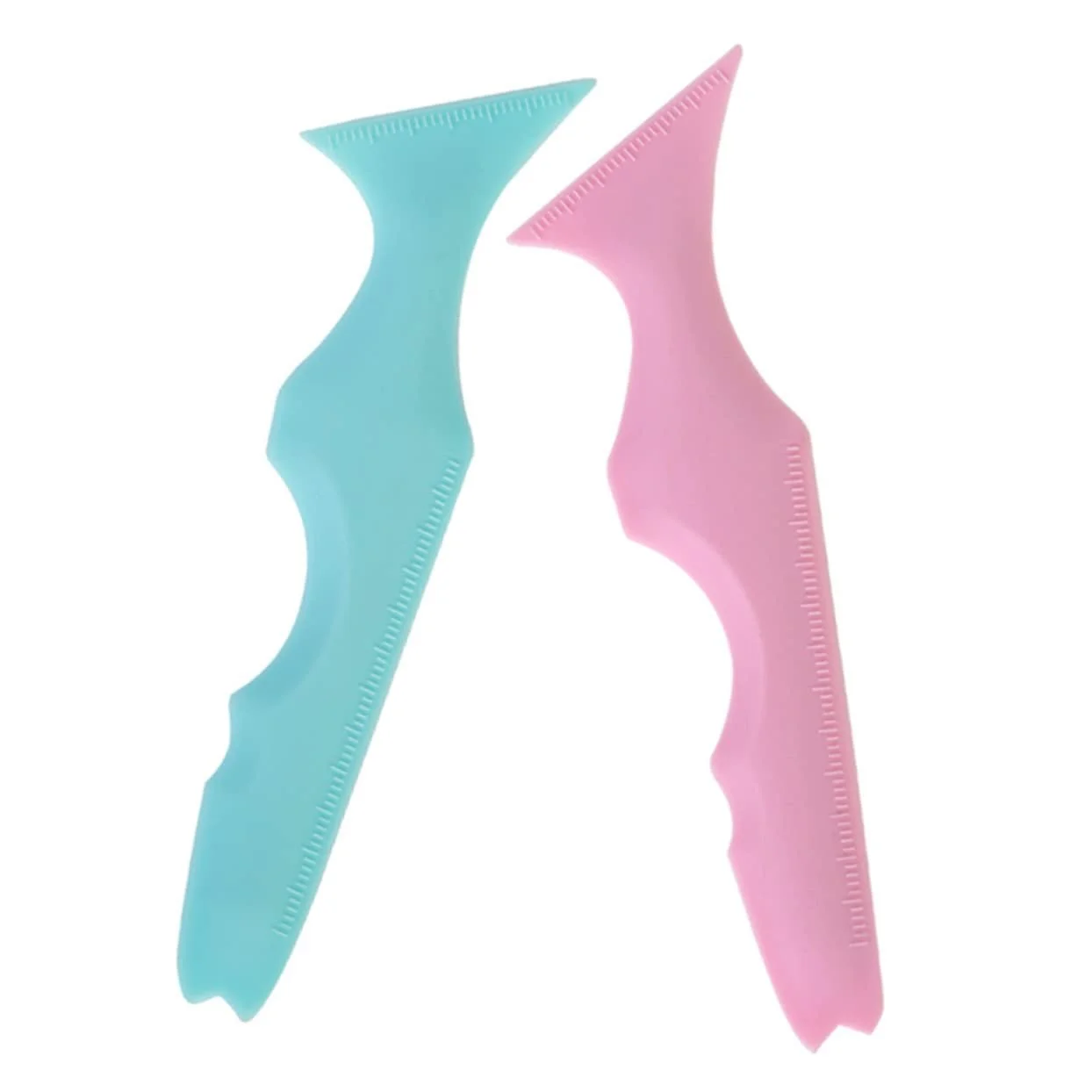 Трафарети для макіяжу MAGICLULU 10 шт, силіконові, для губ, підводки очей, тіней, брів, контуру обличчя, фото №2