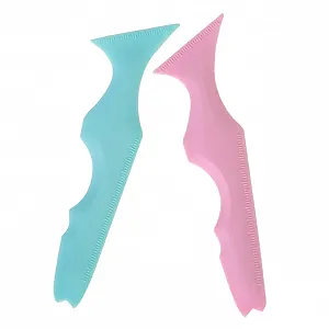 Трафарети для макіяжу MAGICLULU 10 шт, силіконові, для губ, підводки очей, тіней, брів, контуру обличчя synthetic.ua - Фото 1