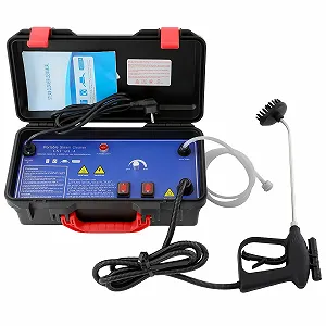 Пароочисник електричний портативний 3000 Вт 220 В зі світлодіодним ліхтарем - Фото 1