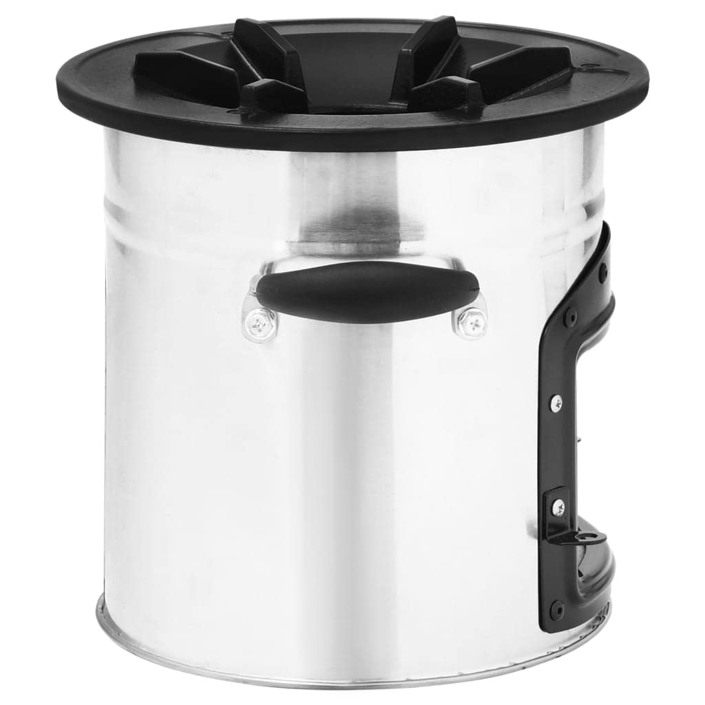 Пічка vidaXL Camping Oven Срібний Нержавіюча сталь 45.5 x 33 x 25.5 см, фото №5 Пічка vidaXL Camping Oven Срібний Нержавіюча сталь 45.5 x 33 x 25.5 см, фото №5