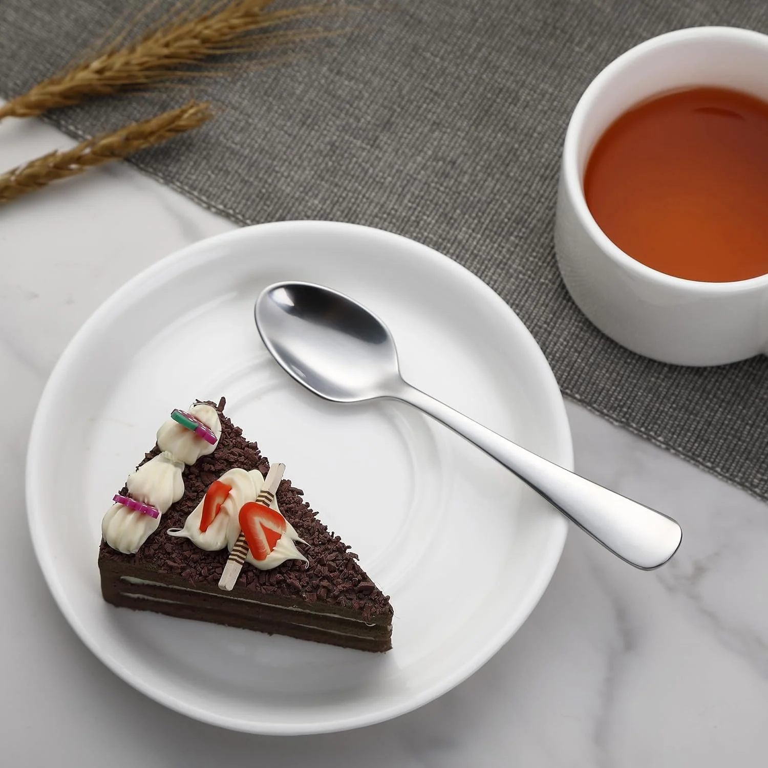 Ложка кавова Tablespoon Маленька з нержавіючої сталі, 12 см, фото №5 Ложка кавова Tablespoon Маленька з нержавіючої сталі, 12 см, фото №5