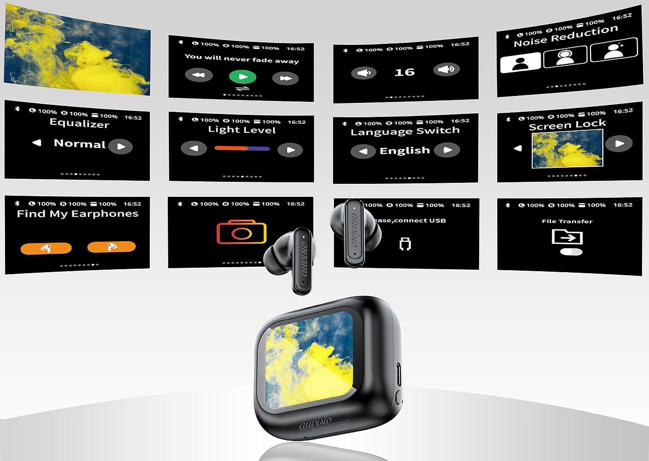 Набір з 2 AI навушників-перекладачів реального часу та внутрішньоканальних навушників, 135 мов, ANC, фото №2