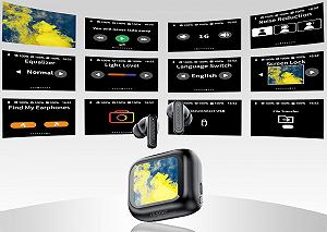 Набор из 2 AI наушников-переводчиков реального времени и внутриканальных наушников, 135 языков, ANC synthetic.ua - Фото 1