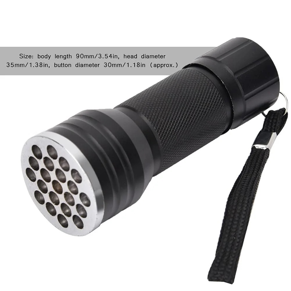 Ультрафіолетовий ліхтарик LED 21 лампа Нефрит Валюта, фото №7