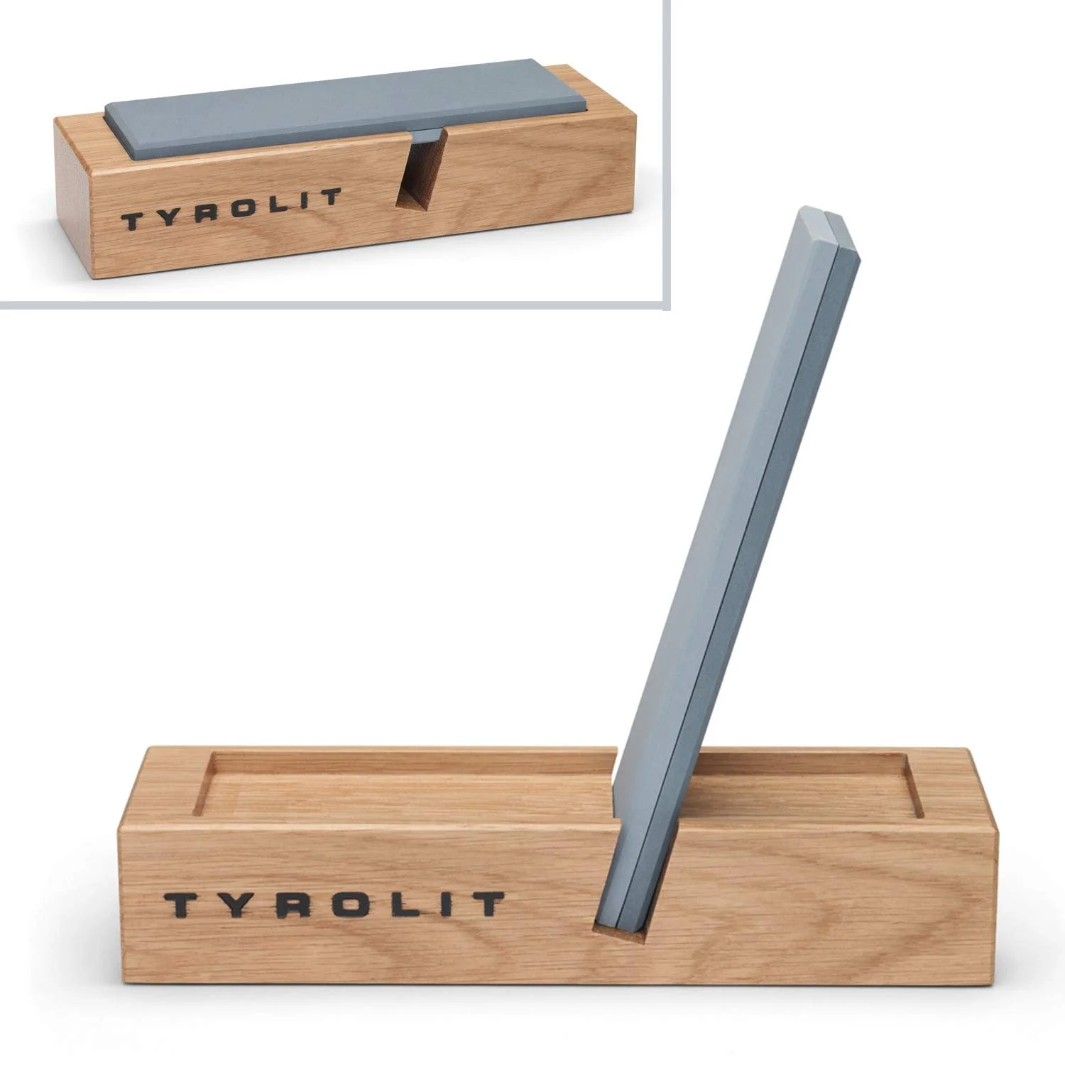 Точилка для ножів Stubai TYROLIT Compact дерев'яна 21 x 6,5 x 4 см 400/800 Grit, фото №1 Точилка для ножів Stubai TYROLIT Compact дерев'яна 21 x 6,5 x 4 см 400/800 Grit, фото №1