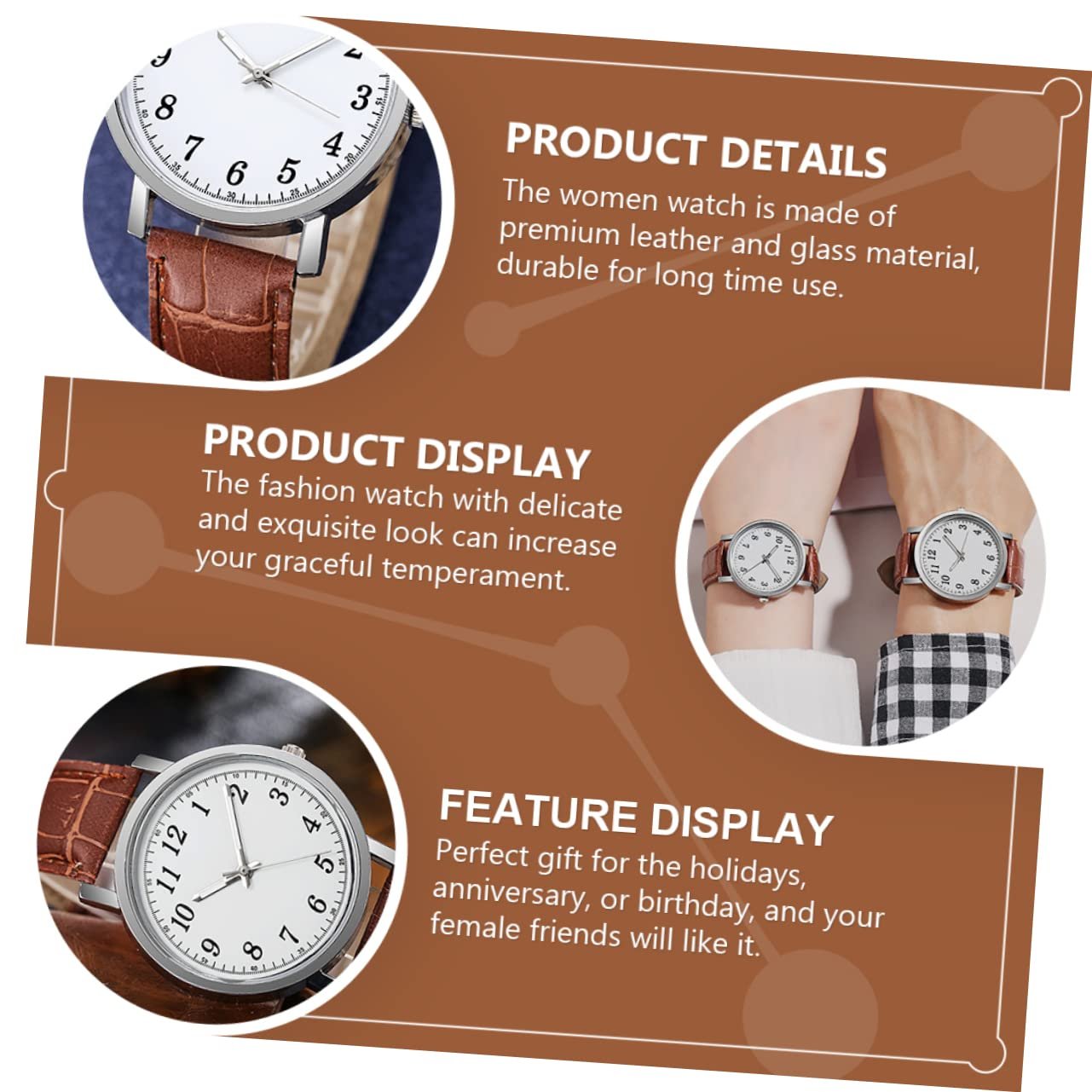 Женские наручные часы Healvian 1 x, минималистичные аналоговые часы для женщин, повседневные, деловые, женские часы, универсальные для особых случаев, фото №8