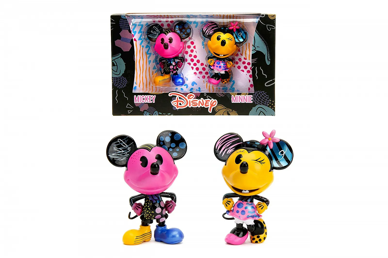 Набір фігурок Jada Toys Mickey & Minnie Designer Twin Pack 10 см Metal, фото №6
