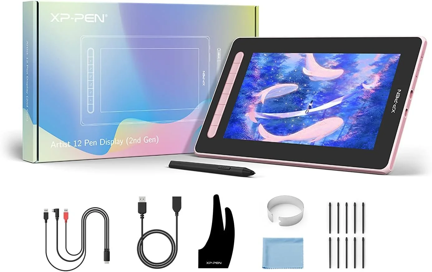 Графічний планшет 11.9'' XP-PEN Artist 12 2nd Gen Рожевий, фото №8