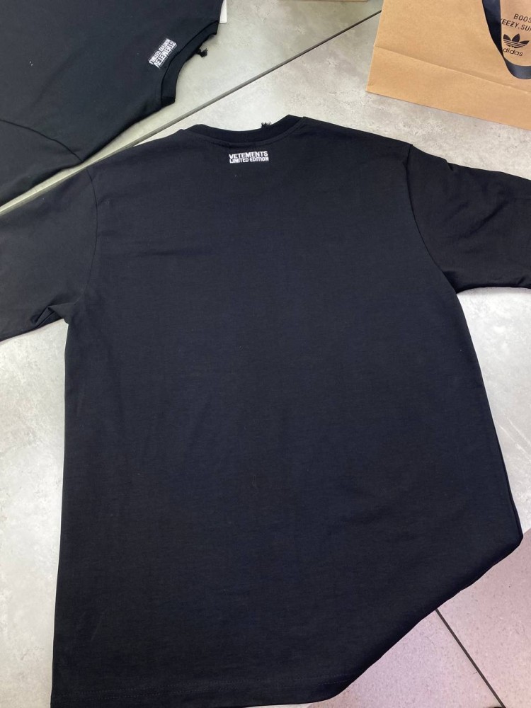 Футболка Vetements Click Here Tee черного цвета f605, фото №3