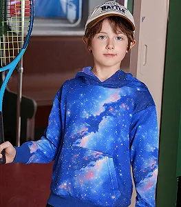 Худи DHASIUE для мальчиков и девочек 3D Детская Толстовка с длинными рукавами и капюшоном Размер 104-134 synthetic.ua - Фото 1