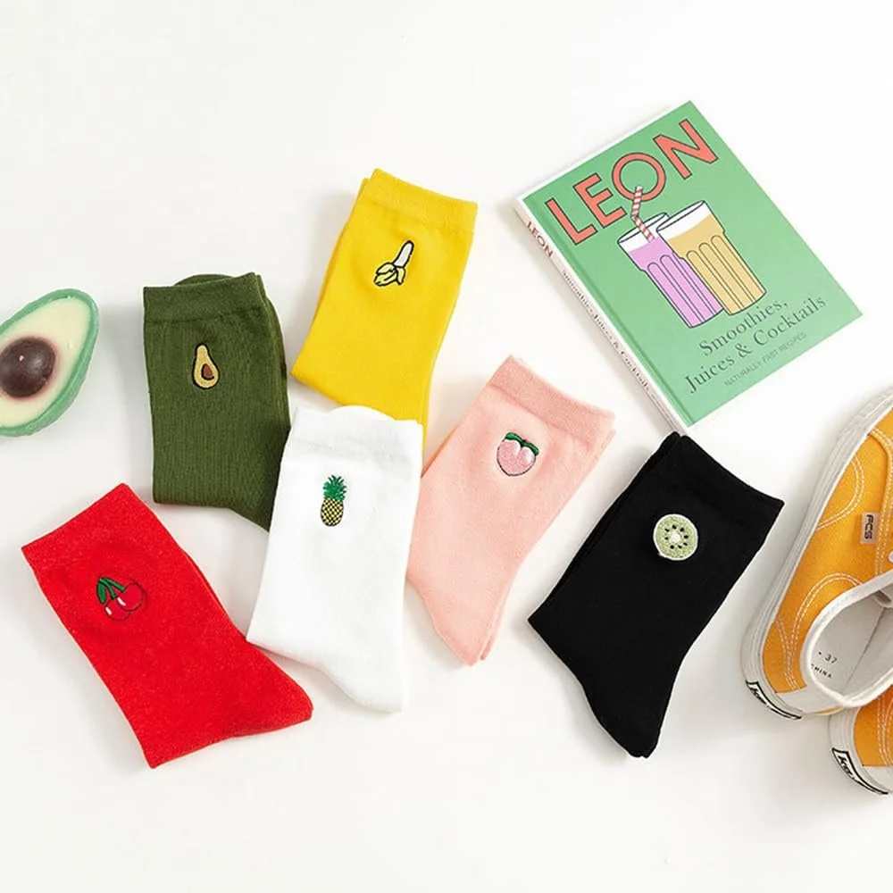 Жіночі шкарпетки Multicolor One Size 6 Pack Crew Tube Socks Бавовна, фото №8 Жіночі шкарпетки Multicolor One Size 6 Pack Crew Tube Socks Бавовна, фото №8