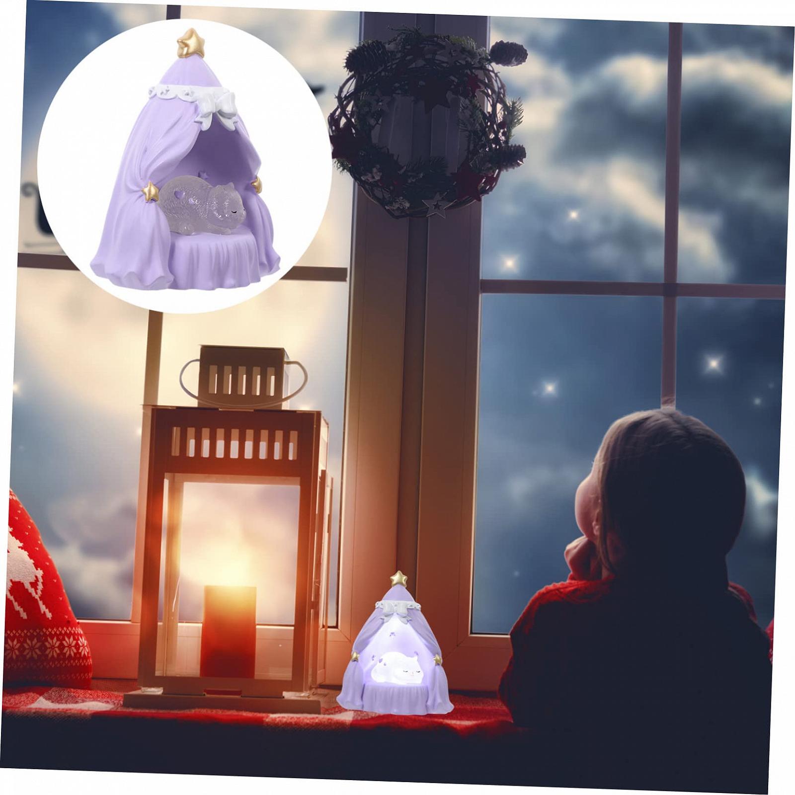 Лампа HOMSFOU Night Light нічна кішка, фото №5