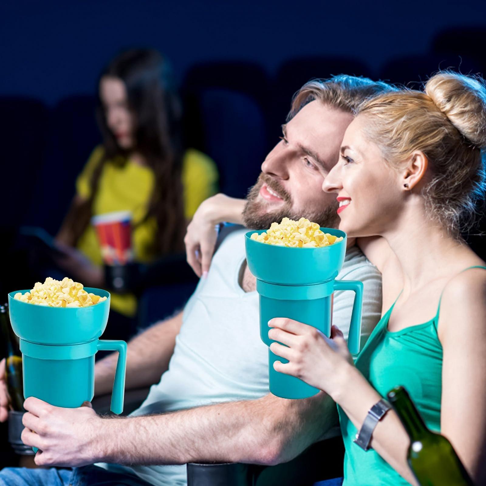 Стакан для снеків та миска комбіновані з соломинкою, фото №6