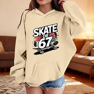 Толстовка Без бренда С капюшоном для мальчиков и девочек, мягкий флис, теплый, дышащий, удобный пуловер с графикой, рубашка с длинными рукавами, куртка synthetic.ua - Фото 1