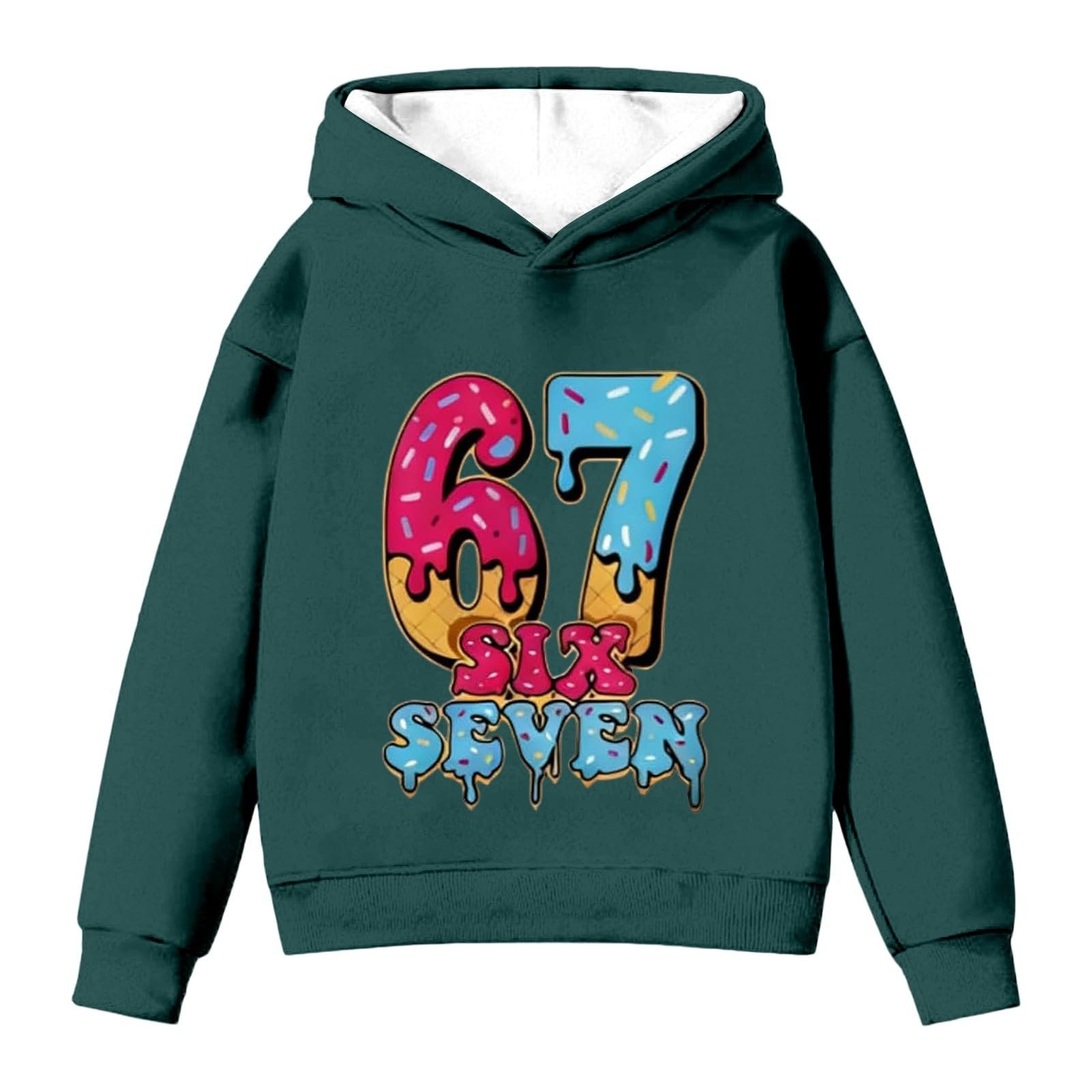 Худі Generisch 67 Six Seven для хлопчиків і дівчаток Унісекс, фото №7