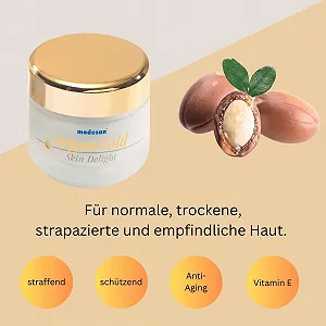 Крем для обличчя MEDOSAN ArganGold Skin Delight денний та нічний омолоджувальний з аргановою олією 50 ml synthetic.ua - Фото 1