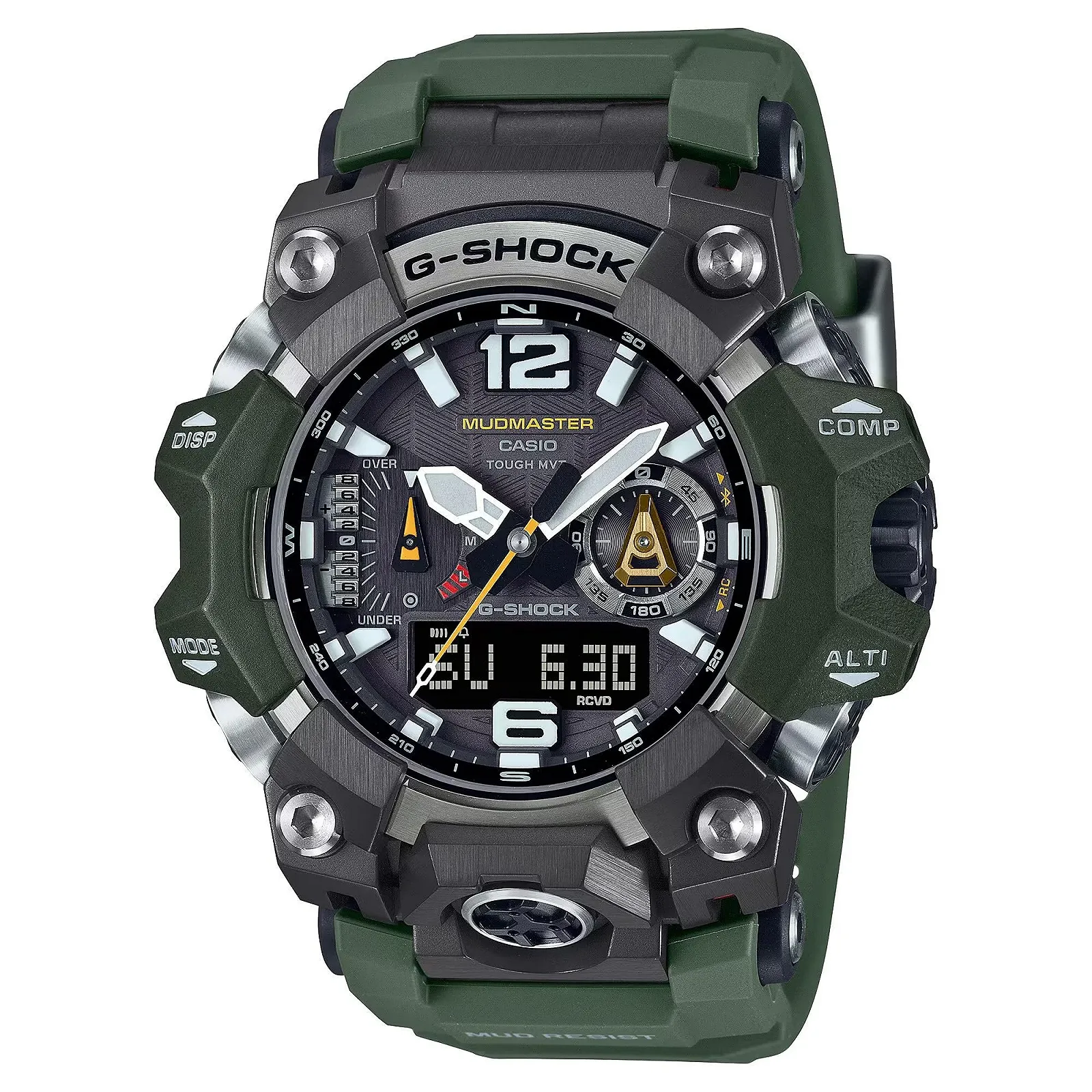 Часы Casio GWG-B1000-3AER Зеленый Military, фото №1 Часы Casio GWG-B1000-3AER Зеленый Military, фото №1