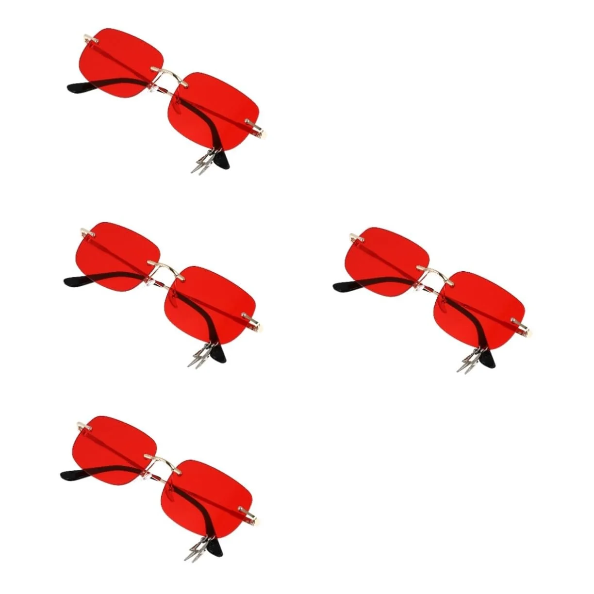 Сонцезахисні окуляри PACKOVE Без оправи Декоративні Модні, фото №1