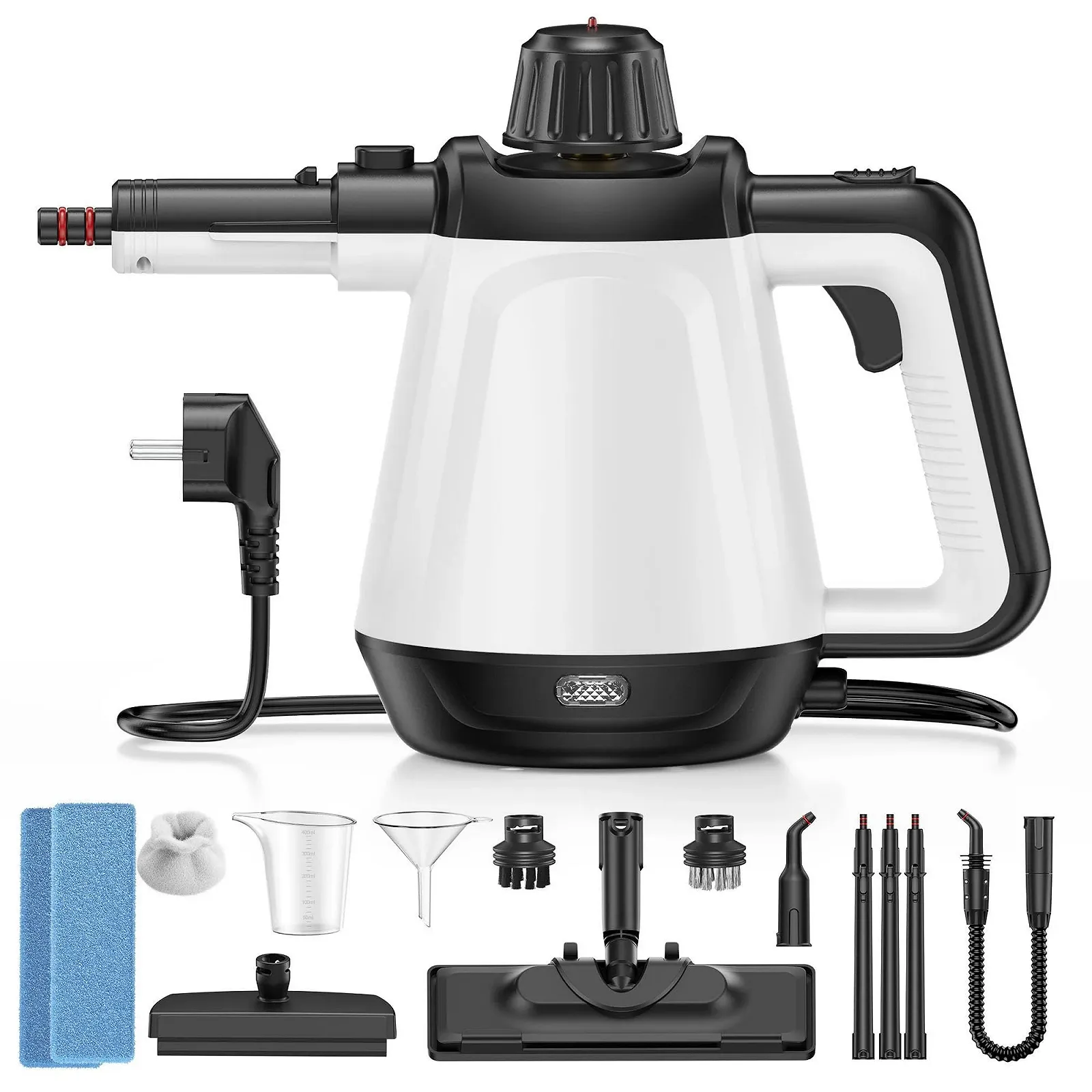 Пароочисник ручний 1050 W 350 ml з 10 аксесуарами, фото №1 Пароочисник ручний 1050 W 350 ml з 10 аксесуарами, фото №1